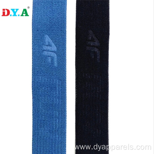 Embossing silicone Backed Jacquard Waistband Elastic Band